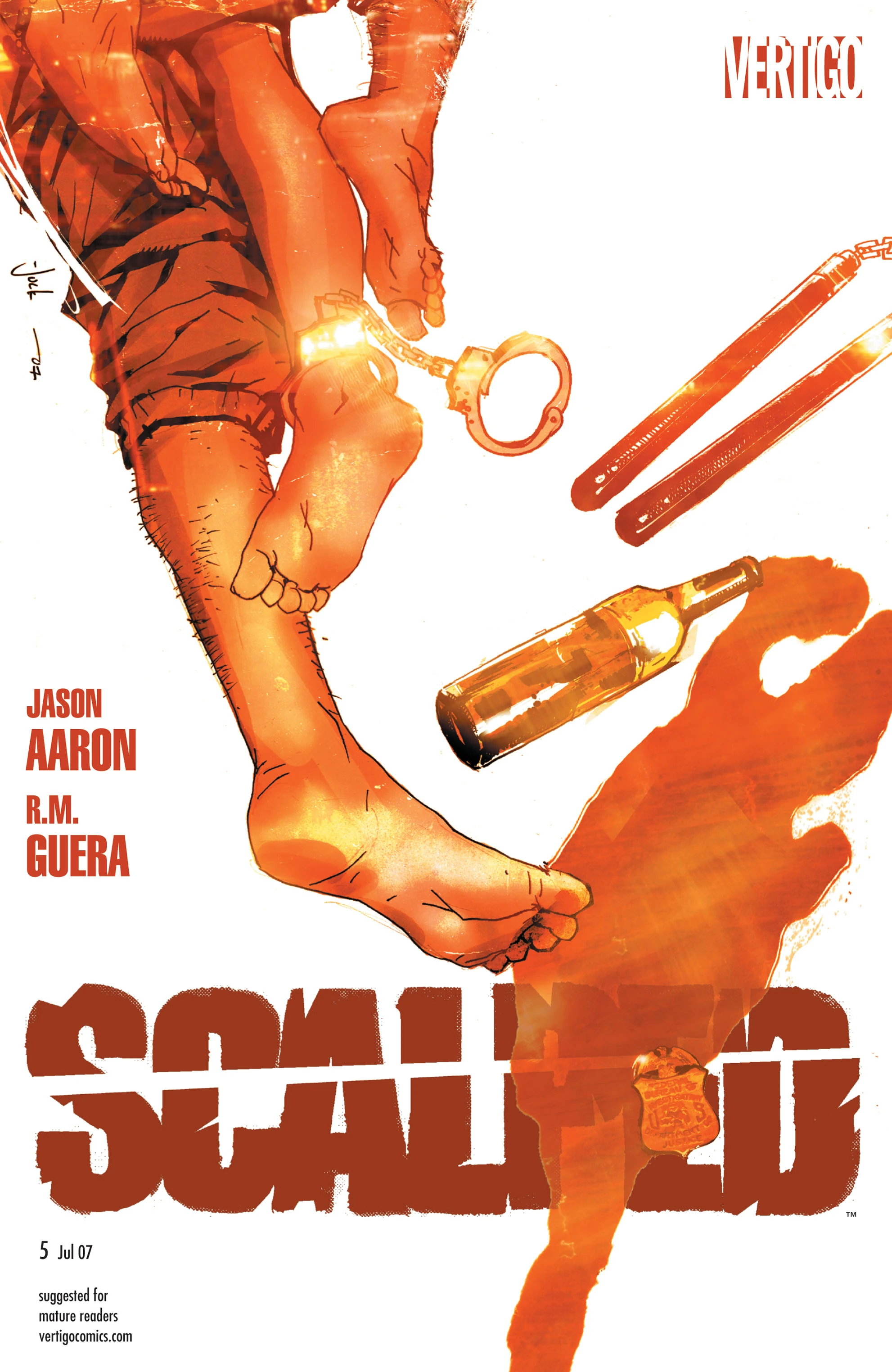 Scalped #5 (DC, 2007 — Cover A) cover